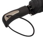 Складной зонт антишторм Vernier, черный