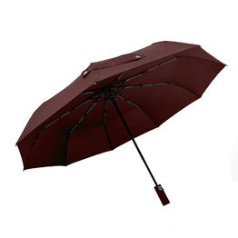 Зонт складной автоматический,  Forest Lotus, диаметр 117 см, 9 панелей, в подарочной коробке, бордовый