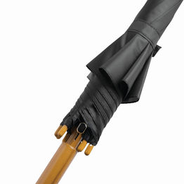 Автоматический деревянный зонт TANGO, черный