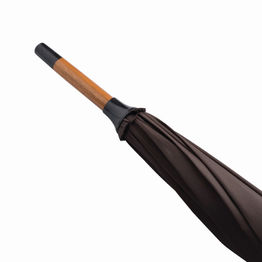 Автоматический деревянный зонт TANGO, темно-коричневый