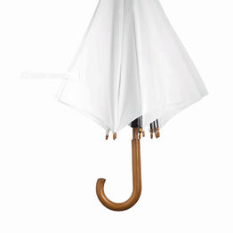 Автоматический деревянный зонт BOOGIE, белый