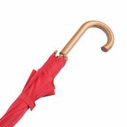 Автоматический деревянный зонт BOOGIE, красный
