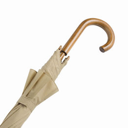 Автоматический деревянный зонт BOOGIE, бежевый