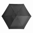 Алюминиевый миниатюрный карманный зонт POCKET, черный
