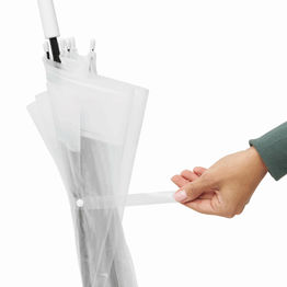 Зонтик куполообразной формы HONEYMOON, прозрачный, белый