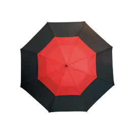 Зонт из стекловолокна MONSUN, черный, красный