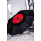 Зонт из стекловолокна MONSUN, черный, красный