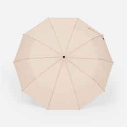 Зонт складной Cloudburst в подарочной упаковке, бежевый
