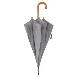 Зонт с деревянной ручкой 