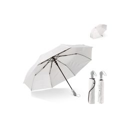 Складной 21-дюймовый зонт с автоматическим открыванием (только белый)