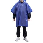 Дождевик пончо Budget туристический один размер, синий