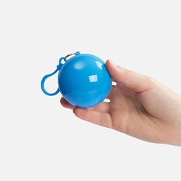 Дождевик в круглом футляре Nimbus, голубой