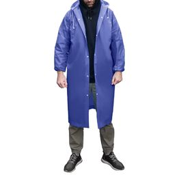 Дождевик RainForest, унисекс, материал EVA, размер XL-XXL, темно-синий