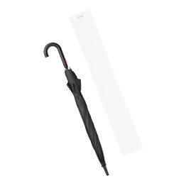 Зонт-трость Quantum, черный/красный