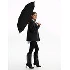 Зонт складной Cloudburst в подарочной упаковке, черный