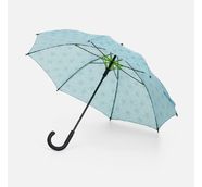 Зонт-трость Undercolor с полной запечаткой на заказ, с зелеными спицами