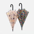 Зонт-трость Undercolor с полной запечаткой на заказ, с оранжевыми спицами