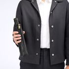 Карманный зонт Double B черный и золотой