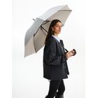 Зонт-трость Wind, серебристый