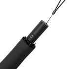 Зонт складной Filton, черный (с функцией Safety System)