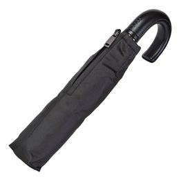 Карманный зонт с монограммой Темно-серого цвета