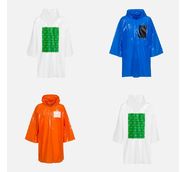 Дождевик-плащ CloudTime с печатью в один цвет на заказ