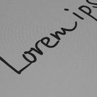 Зонт складной Hard Work с проявляющимся рисунком, серый