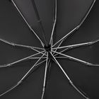 Зонт обратного сложения с ручкой-карабином Foldberry, черный