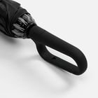 Зонт обратного сложения с ручкой-карабином Foldberry, черный