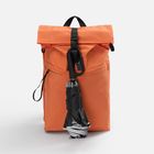 Зонт обратного сложения с ручкой-карабином Foldberry, черный