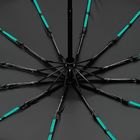 Зонт складной с УФ-защитой Ribstar, черный