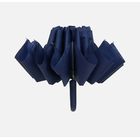 Зонт обратного сложения inLoop с ручкой-карабином, темно-синий