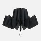 Зонт обратного сложения twoGether с двойным куполом, черный