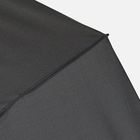 Зонт обратного сложения twoGether с двойным куполом, черный