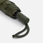 Зонт складной Cloudex, зеленый (хаки)