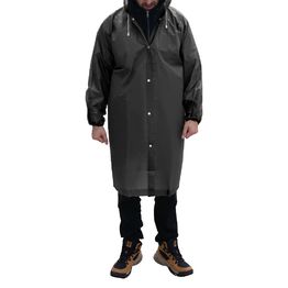Дождевик RainForest, унисекс, материал EVA, размер XL-XXL, черный