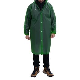 Дождевик RainForest, унисекс, материал EVA, размер XL-XXL, темно-зеленый