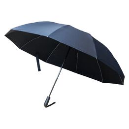 Зонт складной автоматический Forest Jumbo Reverse диаметр 129 см, радиус 30 дюймов, 10 панелей, темно-синий, в подарочной коробке