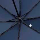 Зонт складной Fiber, темно-синий