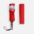 Зонт наоборот складной Futurum со светоотражающим кантом, красный