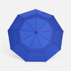 Складной зонт Dome Double с двойным куполом, синий