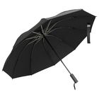 Зонт складной автоматический обратного сложения Forest Liverpool Reverse Safeclosing, диаметр 117 см, 10 панелей, с плавным закрытием, в подарочной коробке, черный