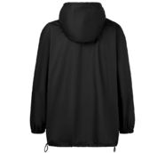 Дождевик-анорак Hard Work, укороченный, черный, единый размер