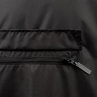 Дождевик-анорак Hard Work, укороченный, черный, единый размер