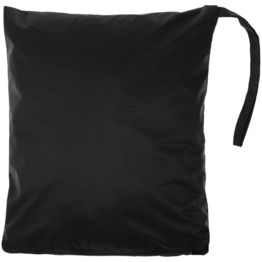 Дождевик-анорак Hard Work, укороченный, черный, единый размер