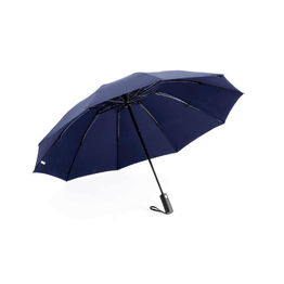 Зонт складной автоматический с плавным закрытием Forest Sunderland Reverse, диаметр 103 см, радиус 23 дюйма, 10 панелей, без подарочной коробки, темно-синий