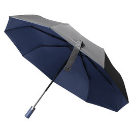 Зонт складной автоматический Forest Dolphin Bicolour диаметр 117 см, серо-синий