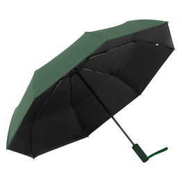 Зонт складной автоматический Forest Nautilus Bicolour диаметр 117 см, темно-зеленый/черный, в подарочной коробке