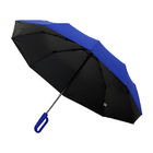 Зонт складной автоматический Forest Marseilles Bicolor, диаметр 117 см, 10 панелей, с UV защитой,  в подарочной коробке, синий