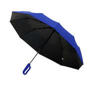 Зонт складной автоматический Forest Marseilles Bicolor, диаметр 117 см, 10 панелей, с UV защитой,  в подарочной коробке, синий